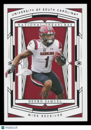 Deebo Samuel 2020 Panini National Treasures Collegiate #14 03/99 South Carolina Gamecocks