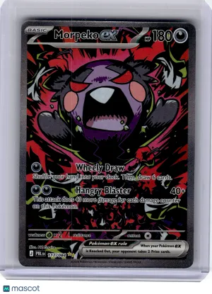 2026 Pokemon—Morpeko EX #117 Pitch Black—Special Illustration Rare Holo