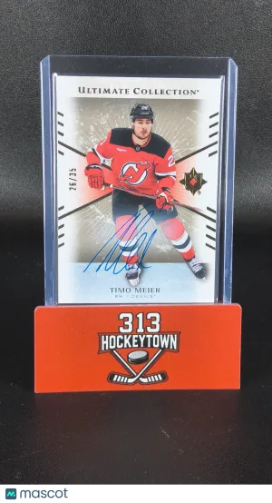 2025-26 Upper Deck Ultimate Collection Timo Meier #68 Gold Auto /35