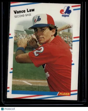 1988 Fleer Vance Law #187