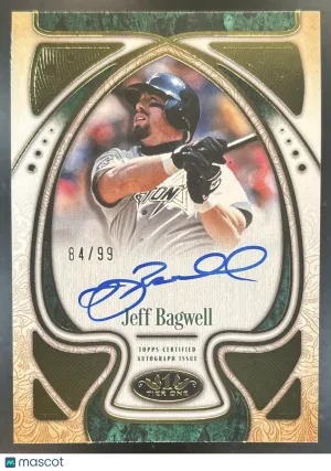 Tier One Jeff Bagwell Tier One Operators Autograph #T1OA-JB Houston Astros