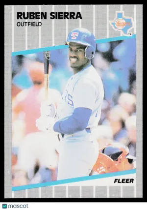 1989 Fleer Ruben Sierra #532