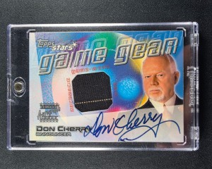 2000-01 Topps Stars Game Gear Suit/Auto - Don Cherry