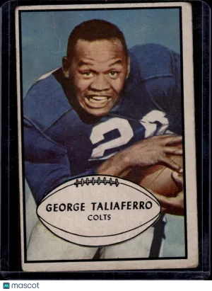 1953 Bowman George Taliaferro #19