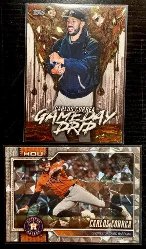 2 Cards/ Carlos Correa - Houston Astros