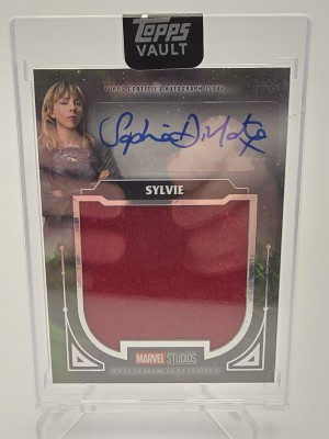 2026 TOPPS VAULT MARVEL SYLVIE SOPHIA MARTINO FROM THE SET PATCH AUTO 10/10