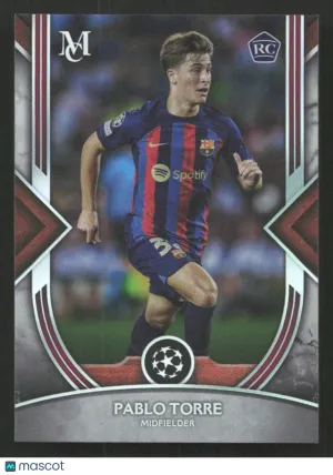 2022-23 Topps Museum Collection UEFA Champions League Pablo Torre #32 RC