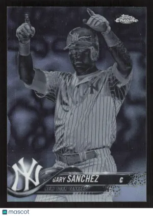 2018 Topps Chrome Gary Sanchez #182 Negative Refractor
