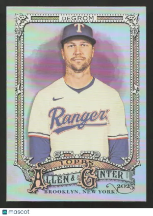 2025 Topps Allen & Ginter Jacob deGrom #145 Silver Portrait