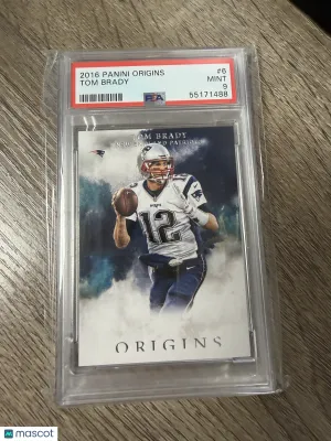 2016 Panini Origins Tom Brady #6 PSA 9