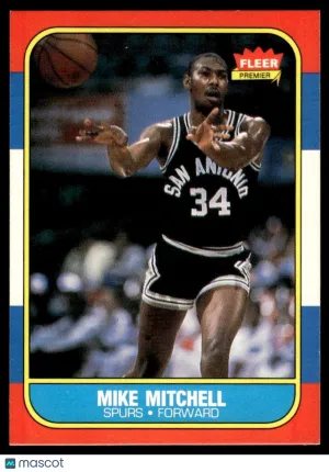 1986 Basketball Mike Mitchell #74