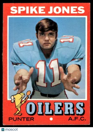 1971 Football Spike Jones #64