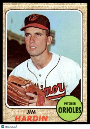 1968 Baseball Card Jim Hardin #222