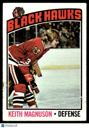 1976 Hockey Card Keith Magnuson #125