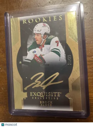 2023-24 EXQUISITE COLLECTION ROOKIE SIGNATURES GOLD BROCK FABER 21/25