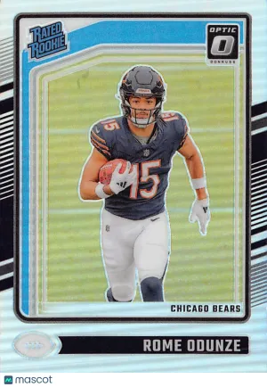 2024 Panini Donruss Optic Football Rome Odunze Holo Rookie #286 Chicago Bears