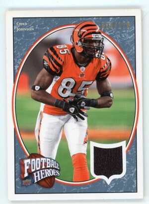 2008 Upper Deck Chad Johnson Football Heroes Game Used Memorabilia 28/175 #23