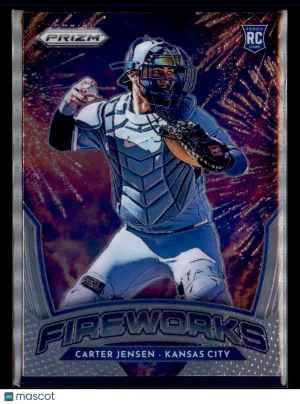 2026 Panini Prizm Carter Jensen #3 Fireworks