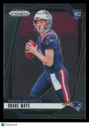 Drake Maye 2024 Panini Prizm Football RC #329 New England Patriots