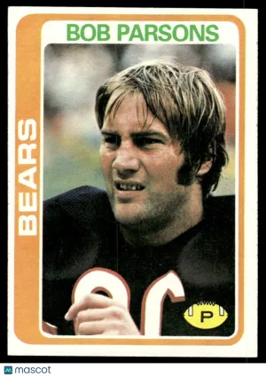 1978 Football Bob Parsons #457