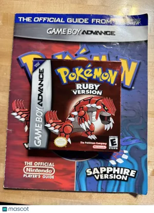 Ruby and Sapphire Pokemon Ruby Version, Rudy Version Player's Guide GBA
