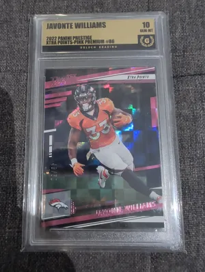 2022 Panini Prestige #86 JAVONTE WILLIAMS XTRA POINTS PINK SN 49/50