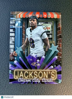 2026 Bowman Football Lamar Jackson #HS-9 Hobby Stars