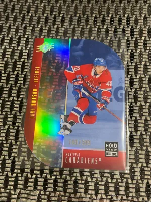 2025 Lane Hutson SPx Holo View FX /399 front