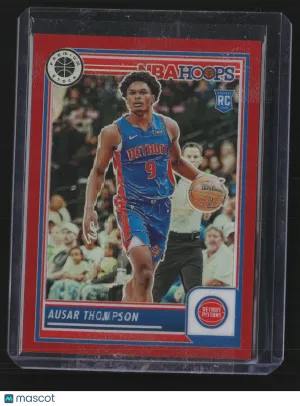 Ausar Thompson 2023-24 Panini Hoops Premium Stock #100-Red Prizm 57/275