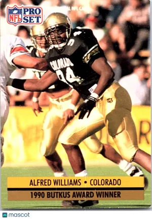 1991 Pro Set Alfred Williams #35 NFL Football Card