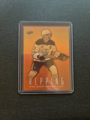 2026-27 Upper Deck Series 1 Ryan Nugent-Hopkins Repping Speckle #RP-27 Edmonton Oilers