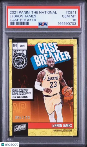 2021 Panini The National Case Breaker LeBron James #CB11 /199 front