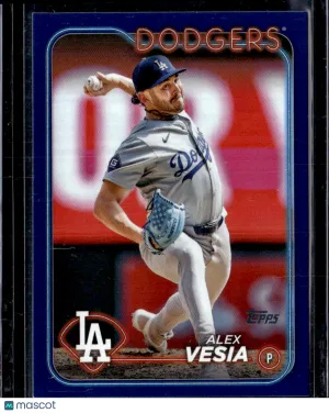 2024 Topps Update Series Alex Vesia #US258 Royal Blue