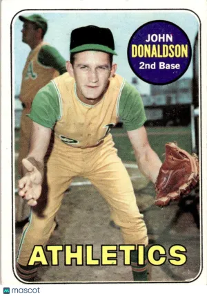 1969 Baseball Card John Donaldson #217