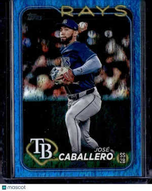 2024 Topps Update Series José Caballero #US161 Blue Foil /999