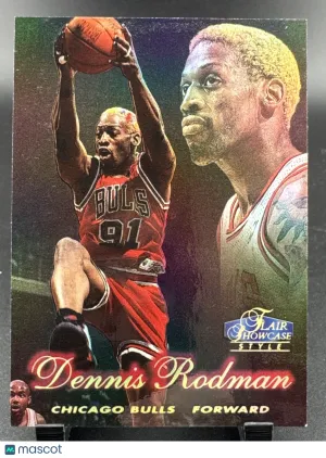 1997-98 Flair Showcase Dennis Rodman #13 Row 2 Parallel/Variety Base Set