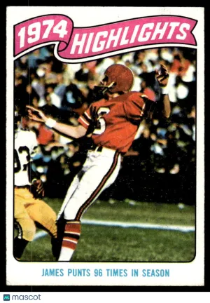 1975 Football John James #455