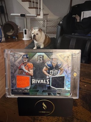 2016 Panini Spectra #13 Joey Bosa / Paxton Lynch Rivals Relics #/199