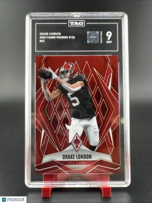 2025 Panini Phoenix Football Drake London #126 Tag 10th Anniversary Issue TAG 9