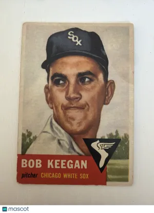 1953 Topps Bob Keegan #196