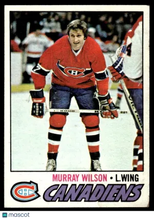 1977 Hockey Card Murray Wilson #69