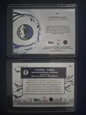 2 Card Cooper Flagg Rookie Lot back