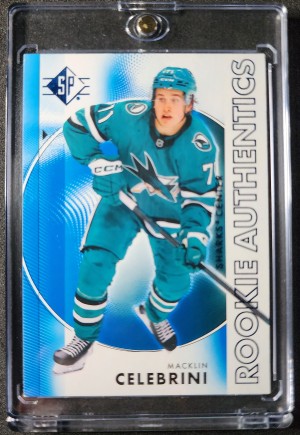 Macklin Celebrini SP Rookie Authentics