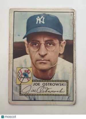1952 Topps Joe Ostrowski #206 Low grade