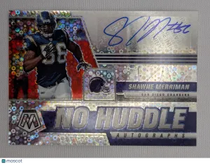 2021 Panini Mosaic No Huddle Autographs Shawne Merriman #ANH-SM