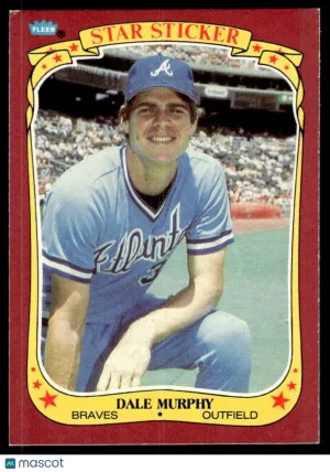 1986 Baseball Dale Murphy #80