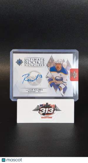 2023-24 Upper Deck Ultimate Collection Lukas Rousek #URS-LR Rookie Signatures