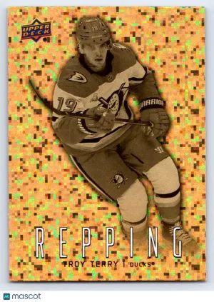 2026 Upper Deck Series 1 Hockey Troy Terry #RP-9 Speckle