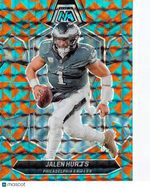 2024 Panini Mosaic Football Jalen Hurts Tessellation /15 #176 Philadelphia Eagles