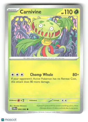2026 Chaos Rising Carnivine #4/86